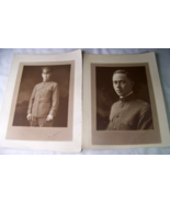 LOT 2 1917 WWI US ARMY ARTILLERY MAJOR FUSILIER PHOTO SEPIA TONED - £12.44 GBP