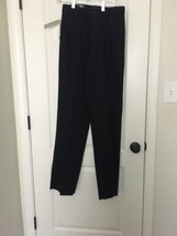 Landmark Men&#39;s Blue Casual Work Pants Pockets EZ Core Size 28x36 Straigh... - $48.50