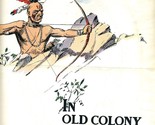 Old Colony Gin Poster and Mailer 1940&#39;s Indians and Pilgrims - £27.21 GBP