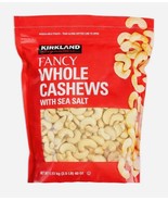 Kirkland Signature Whole Fancy Salted Cashews 2.5 lbs Resealable Bag  - £24.01 GBP+