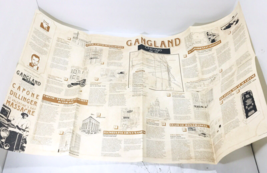 Al Capone Mob Historical Souvenir Incidents Paper Gangland (1991) E.D. Map Co. - £49.72 GBP