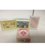 4 Decks Playing Cards Bicycle Pink American Airlines Quebec Myrtle Beach - $11.50
