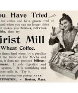 Old Grist Mill Coffee 1897 Advertisement Victorian Entire Wheat Beverage... - €8,58 EUR