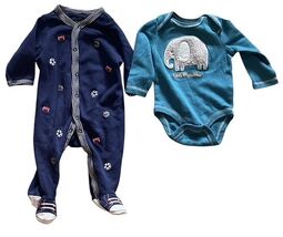 Baby Clothes Lot 3 Months 3M Carter’s Little Me Sterling 7pc Outfit Bundle image 2