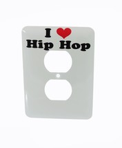 3d Rose I Love Hip Hop 2 Plug Outlet Cover 3.5 x 5 Inches - $8.90