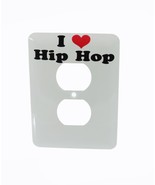 3d Rose I Love Hip Hop 2 Plug Outlet Cover 3.5 x 5 Inches - £6.97 GBP