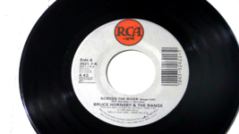 Bruce Hornsby - Across the River / Fire on the Cross - 45rpm (1990) viny... - $3.95