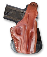 Fits SIG SAUER P938 Handmade Leather Paddle Holster With Thumb Break #10... - $78.36 CAD