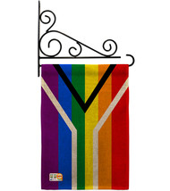 Gay Flag of South Africa Burlap - Impressions Decorative Metal Fansy Wall Bracke - £26.84 GBP