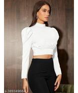  Trendy casual top (White) - $40.00