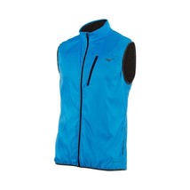 Mizuno Breath Thermo Vest Mens S Blue Full Zip Golf Cycling Performance NEW - £38.82 GBP