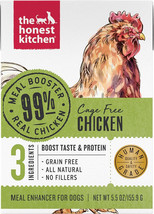 The Honest Kitchen Dog 99% Turkey Meal Booster Wet Dog Food 5.5oz. Carton (Case - £55.35 GBP
