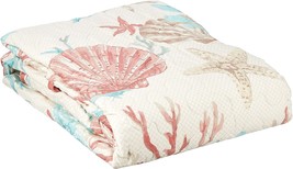 Madison Park Pebble Beach Luxury Oversized Cotton Quilted Throw, Couch O... - $48.99