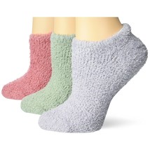 No nonsense womens Shortie Slipper Sock, 3 Pair Pack Casual Sock, Violet Grey/Ca - £19.65 GBP