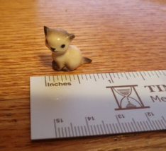 Vintage Tiny Miniature Bone China Collectible Kitten Cat Figurine - $51.17