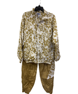 Vintage HOEX Tracksuit Floral Patterned Nylon Cotton Blend Large Lightwe... - $59.56 CAD