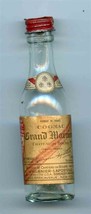 Grand Marnier Cognac Glass Mini Bottle 1936 Illinois Tax Stamp Chateau d... - $74.17