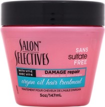 Salon Selectives Argan Oil Damage Repair Hair Treatment, 5 oz. Jars - £5.56 GBP