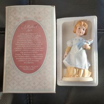 Vintage A Mothers Love AVON 1981 Handcrafted Porcelain Figurine Child Mo... - $14.24
