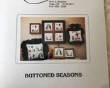 Buttoned Seasons Cross Stitch pattern by The Stitchworks - $10.85