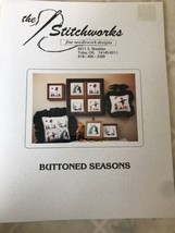 Buttoned Seasons Cross Stitch pattern by The Stitchworks - $10.85