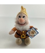Disney Princess Snow White Deven Dwarfs Happy Dwarf 7&quot; Plush Stuffed Toy... - $26.95 CAD