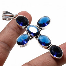 Iolite Oval Shape Handmade Fashion Christmas Gift Pendant Jewelry 3.20&quot; SA 253 - $5.97