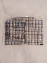 IZOD Button-Down Collar Short Sleeve XL Collar/Polyester Men's Shirt Plaid image 10