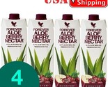 4 Bottles Forever Living Aloe Berry Nectar Gel Urinary Health Preservati... - $68.56