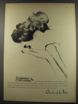 1956 Charles of the Ritz Velvet Foam Advertisement - £14.54 GBP