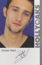 Zander Ward Hollyoaks Vintage Official Rare Cast Card Photo - £6.31 GBP