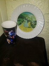 Wizard of Oz Collector Plate Bone White Sheffield and Tall Ceramic Mug Printed - £11.65 GBP