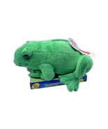Mark Feldstein Animated Bank Plush Stuffed Frog Toy NEW NOW Unused Vintage - $109.10 CAD