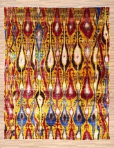 HandKnotted | Handmade | OUSHAK Rug | 9x11 ft | 270x330 cm | Colourful Rug | Sil - £1,494.06 GBP