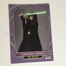 Star Wars Galactic Files Vintage Trading Card #59 Luminara Unduli - £2.36 GBP