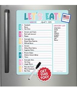 Colorful Magnetic Meal Planner | Weekly | Calendar &amp; Planners - $372.59 MXN