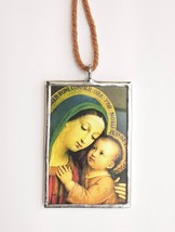 Christmas Ornament Our Lady of Good Counsel Madonna and Child - £27.11 GBP