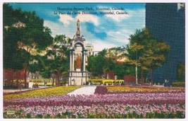 Postcard Dominion Square Park Montreal Quebec - £3.10 GBP