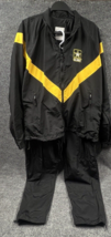 VTG US Army Physical Fitness Medium Uniform Track Set Jacket &amp; Drawstrin... - £39.68 GBP