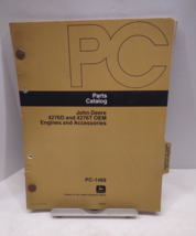 Parts Manual For John Deere 4276D, 4276T OEM Engines PC-1469 VTG Vintage - £15.77 GBP