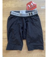 VTG Under Armour Youth Compression Shorts Sliders Base Layer Baseball Bl... - £15.79 GBP