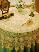 Challenging Paragon Table Top Starlet Whirlwind Volativity Doily Crochet... - $11.99
