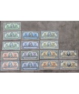 High quality copies with W/M (SET-B) Canada 1937 Dollar DIFFERENT TYPES ... - $91.39 CAD