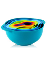 MegaChef Multipurpose Stackable Mixing Bowl and Measuring Cup Set - £57.30 GBP