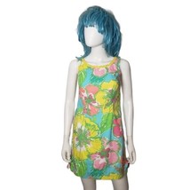 LILLY PULITZER FLORAL SHIFT DRESS SIZE 0 - £58.40 GBP