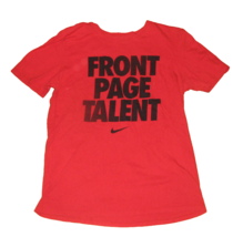 Nike Red T-shirt Front Page Talent Men Size M - £7.74 GBP