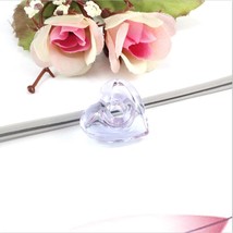 2PCS 25X22MM Cute Murano Glass Essential Oil Heart  with Diffuser Holes Essentia - £14.29 GBP
