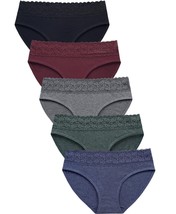 Wealurre Cotton Panties for Women Bikini Underwear Hipster Underpants La... - $15.99
