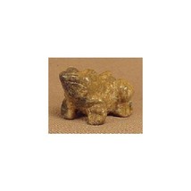 CARVED FETISH FROG Beautiful Detail Picture Jasper    #362AAA - $9.90