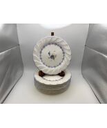 Set of 8 Nikko BLUE PEONY Salad Plates - $87.99
